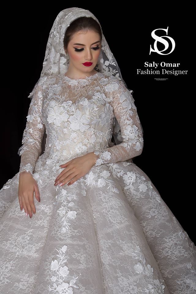 فساتين زفاف للمصممة سالي عمر 14