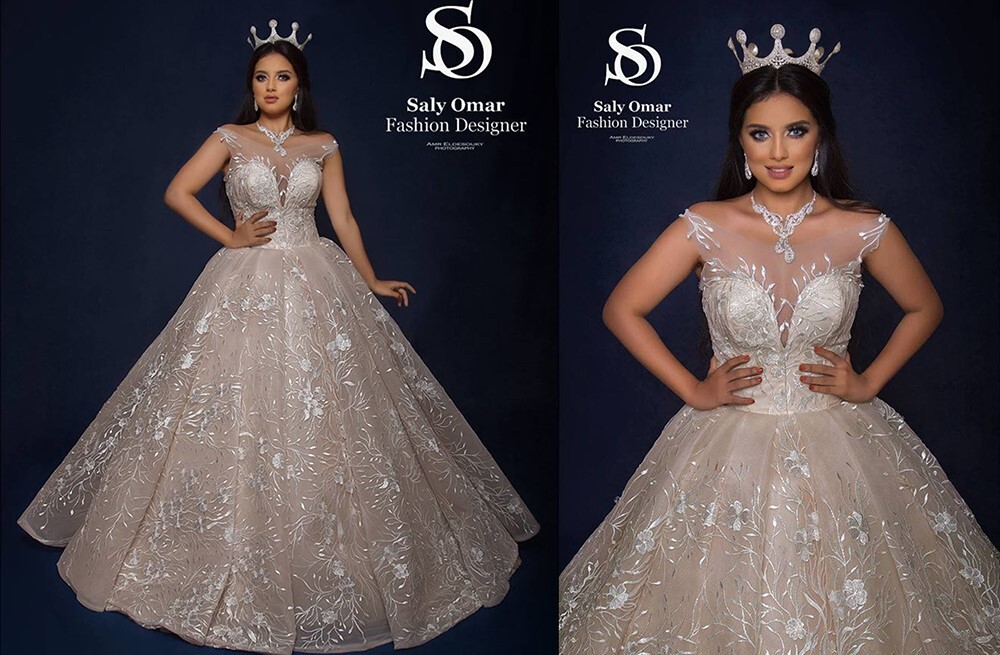 فساتين زفاف للمصممة سالي عمر 2