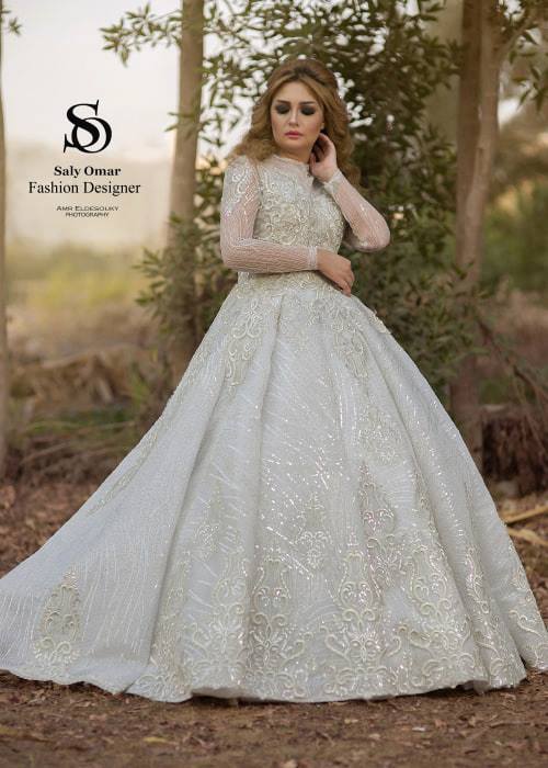 فساتين زفاف للمصممة سالي عمر 23
