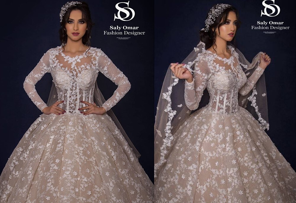 فساتين زفاف للمصممة سالي عمر 3