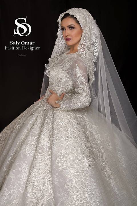 فساتين زفاف للمصممة سالي عمر 4