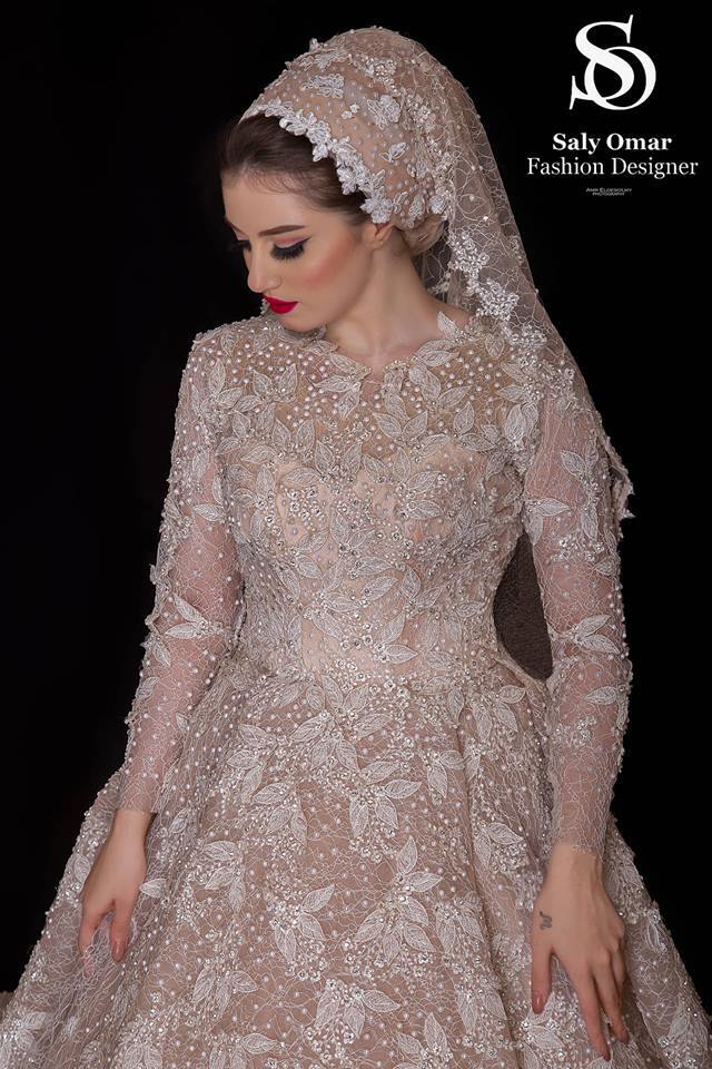 فساتين زفاف للمصممة سالي عمر 6