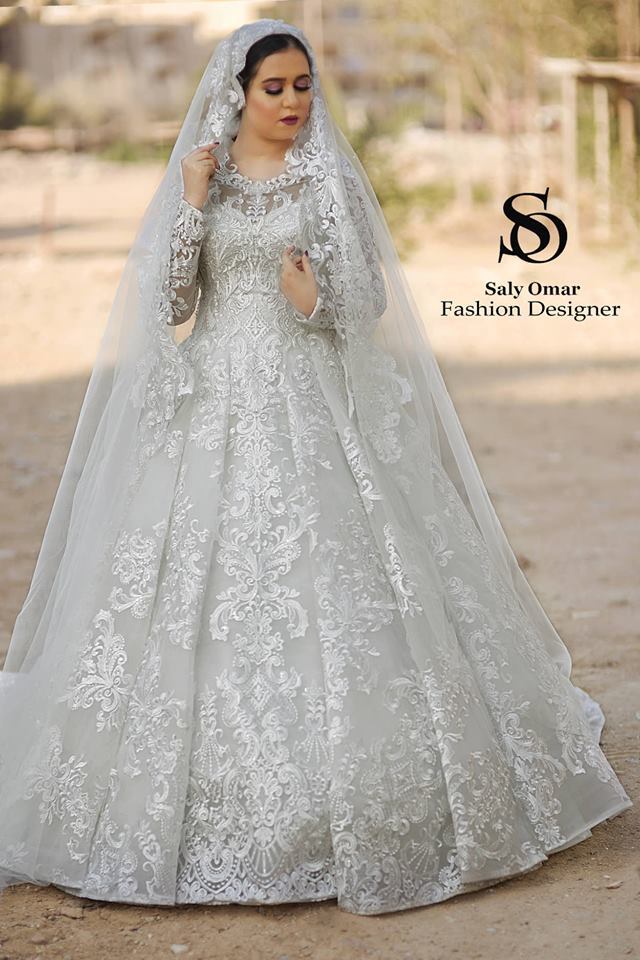 فساتين زفاف للمصممة سالي عمر 9