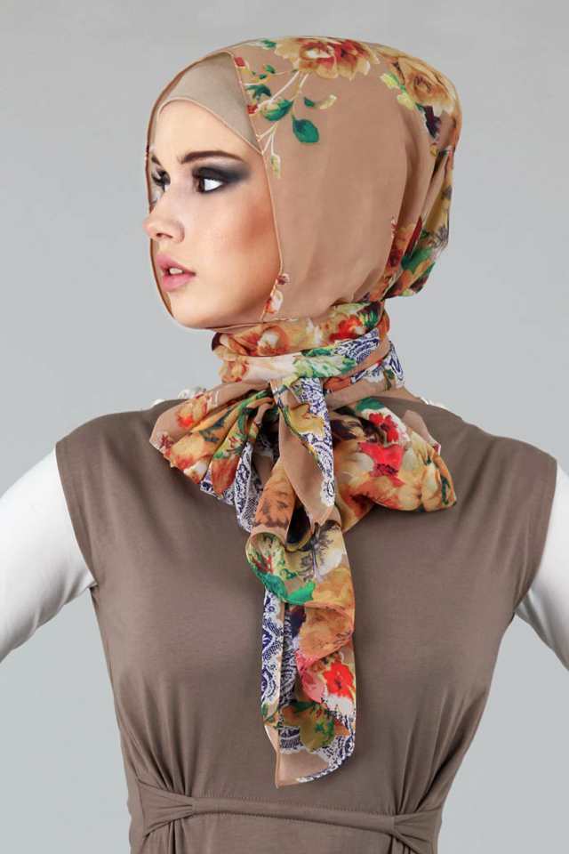 لفات حجاب من غير دبابيس 12