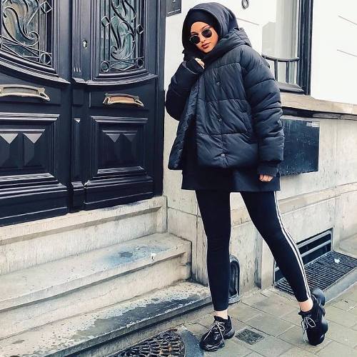 sporty hijab style