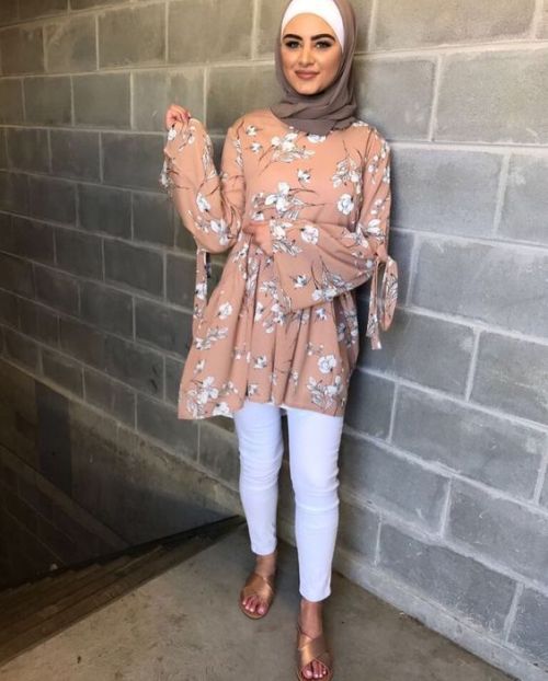 ستايلات قبل الربيع للمحجبات 23