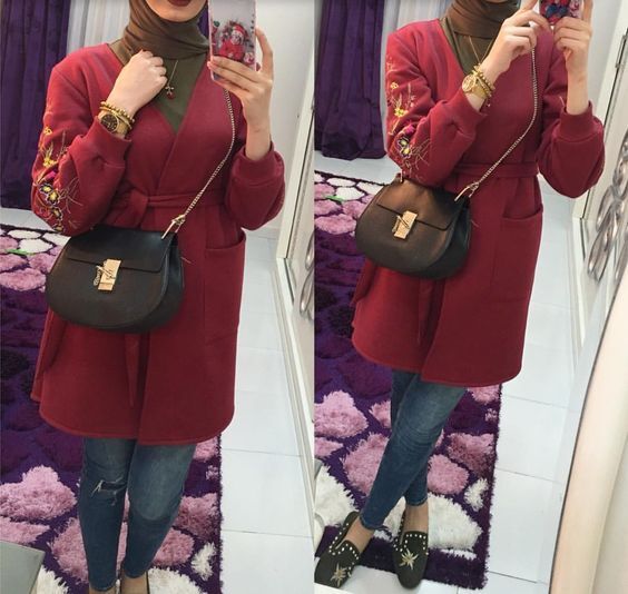 ستايلات قبل الربيع للمحجبات 41