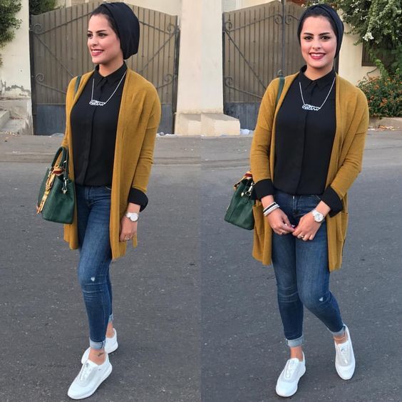 ستايلات قبل الربيع للمحجبات 6