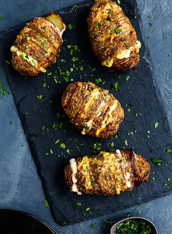 بطاطس Hasselback