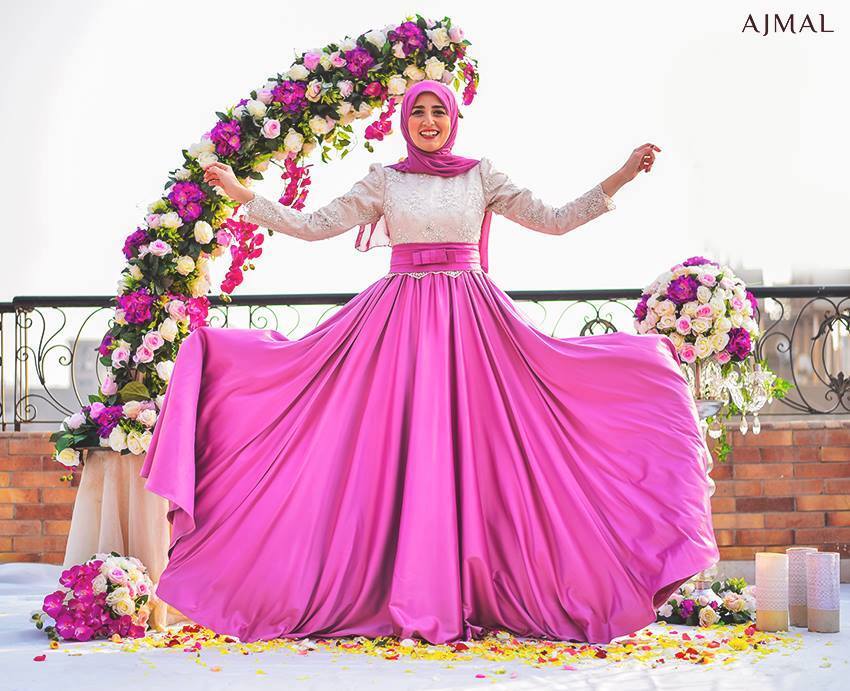 فساتين سوارية للمحجبات 23