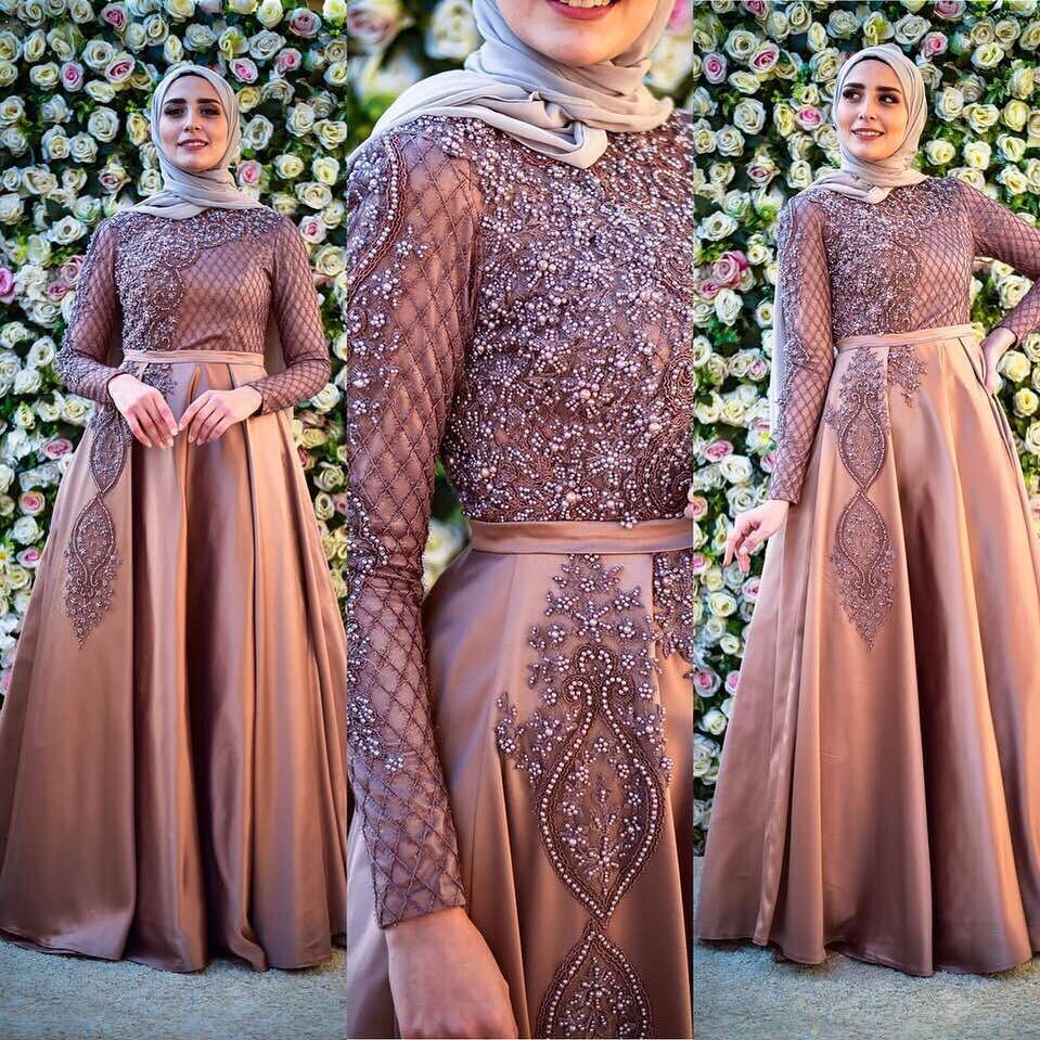 فساتين سوارية للمحجبات 3