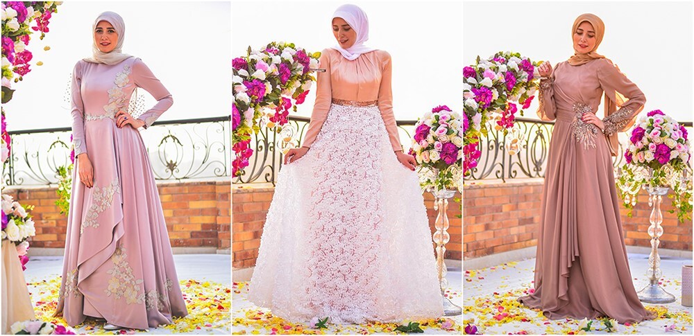 فساتين سوارية للمحجبات 45