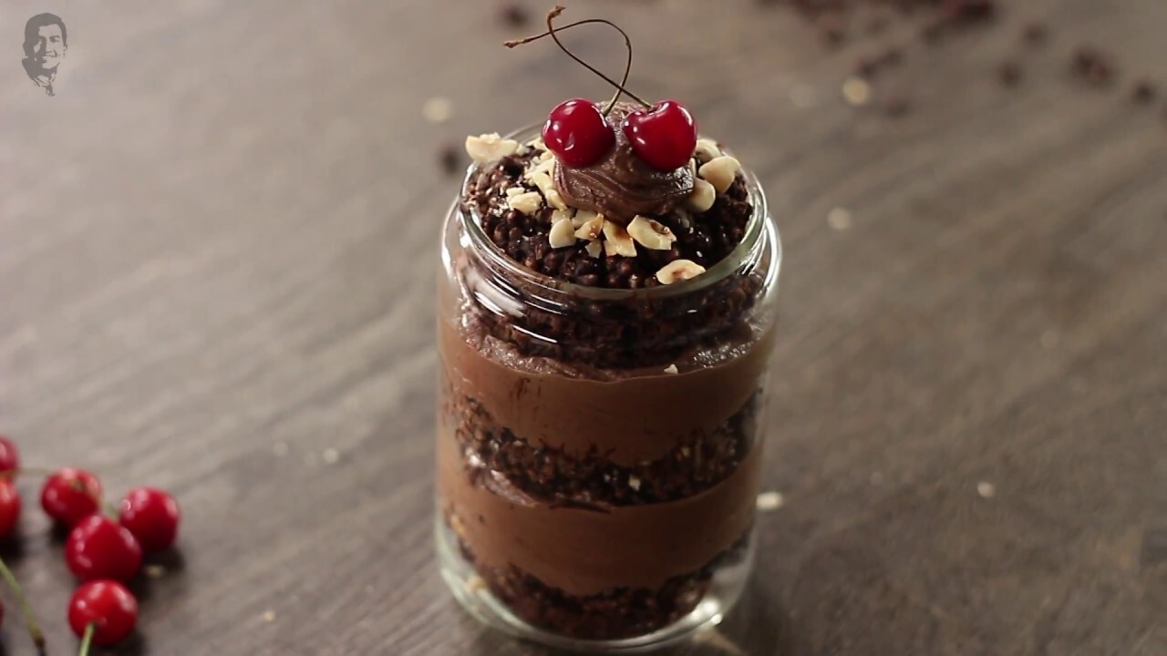 طريقة عمل تشوكليت كيك البرطمان chocolate cake in a jar