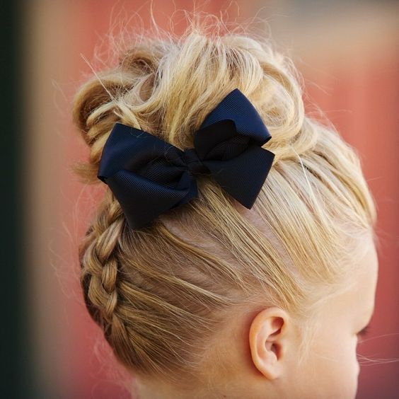Upside Down Braided Bun 3