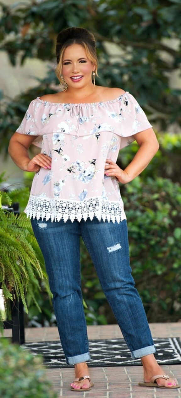 افكار لوك plus size للصيف 2