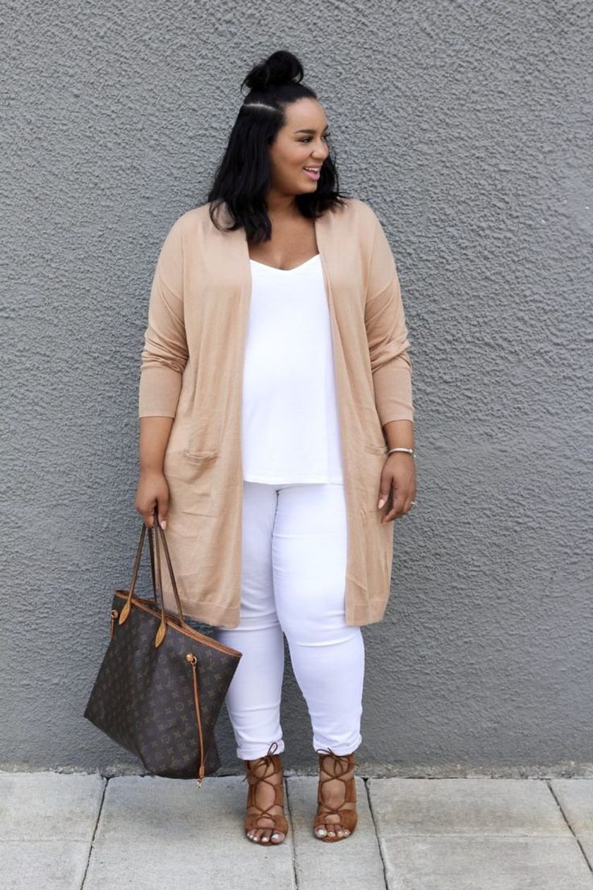 افكار لوك plus size للصيف 29