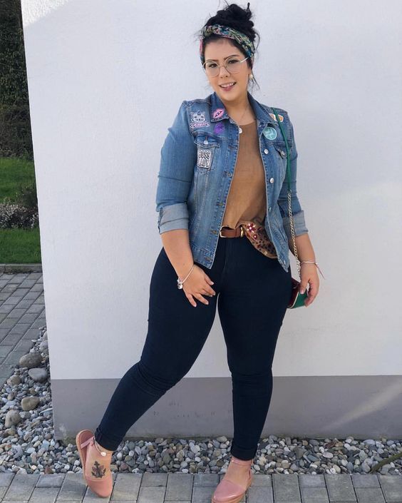 افكار لوك plus size للصيف 5
