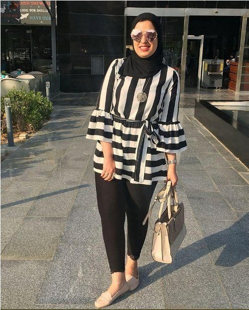 ستايلات plus size للمحجبات للصيف 10