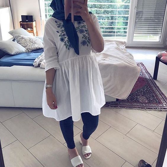 ستايلات plus size للمحجبات للصيف 12