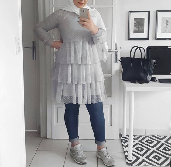 ستايلات plus size للمحجبات للصيف 13