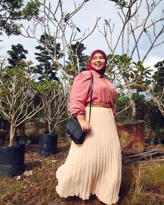 ستايلات plus size للمحجبات للصيف 17
