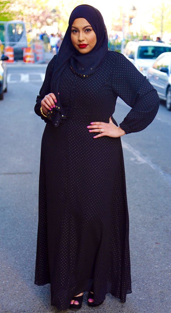 ستايلات plus size للمحجبات للصيف 19