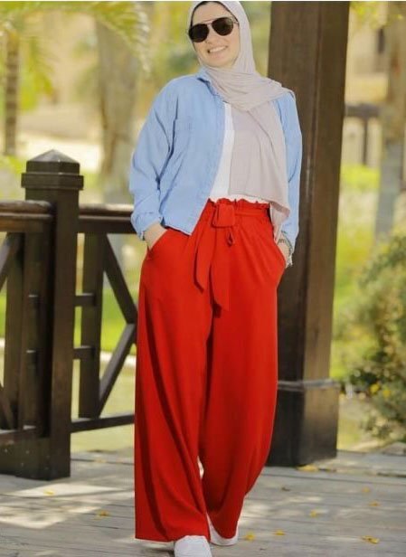 ستايلات plus size للمحجبات للصيف 3