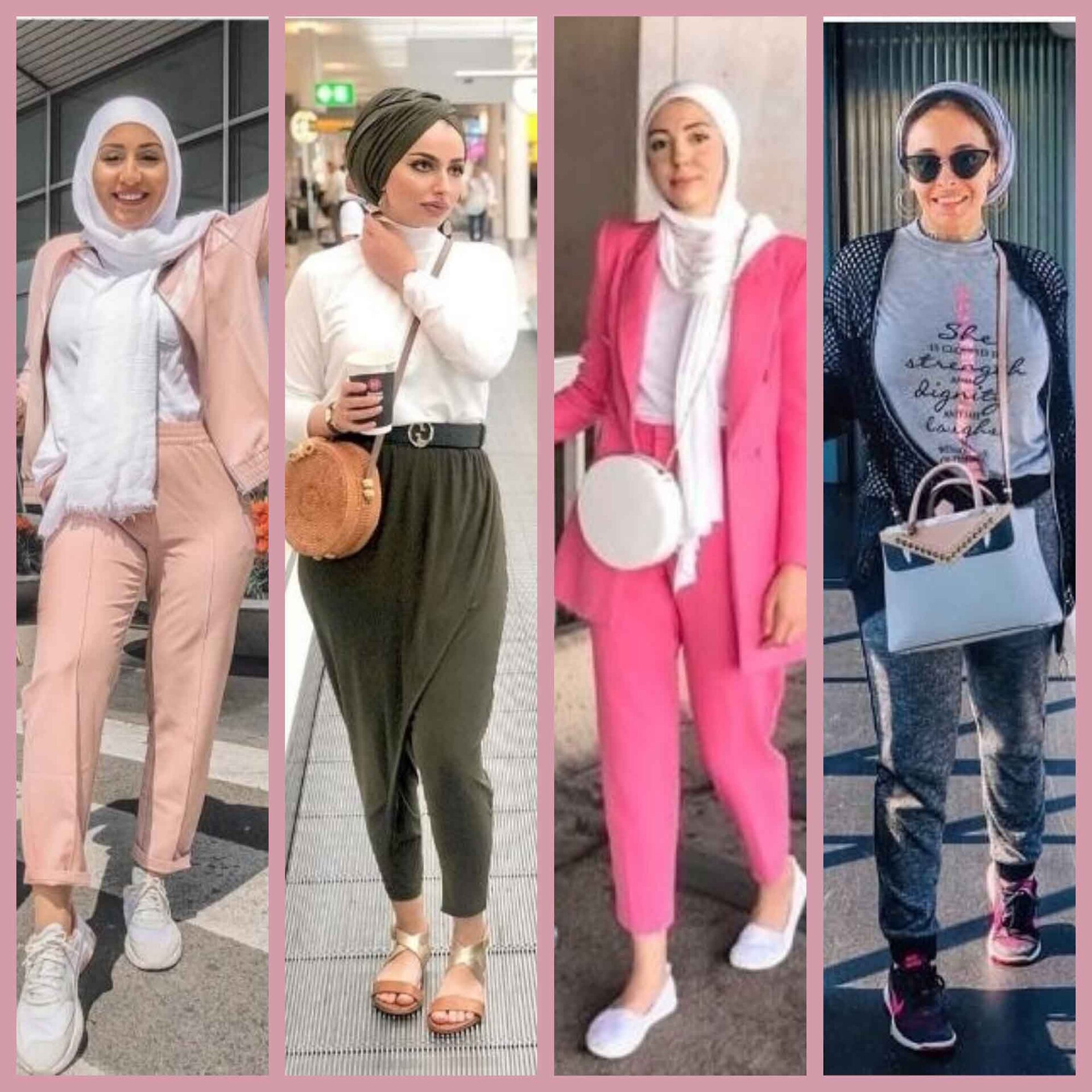 بالصور أفكار تنسيقات ستايلات محجبات للسفر مريحة وعملية