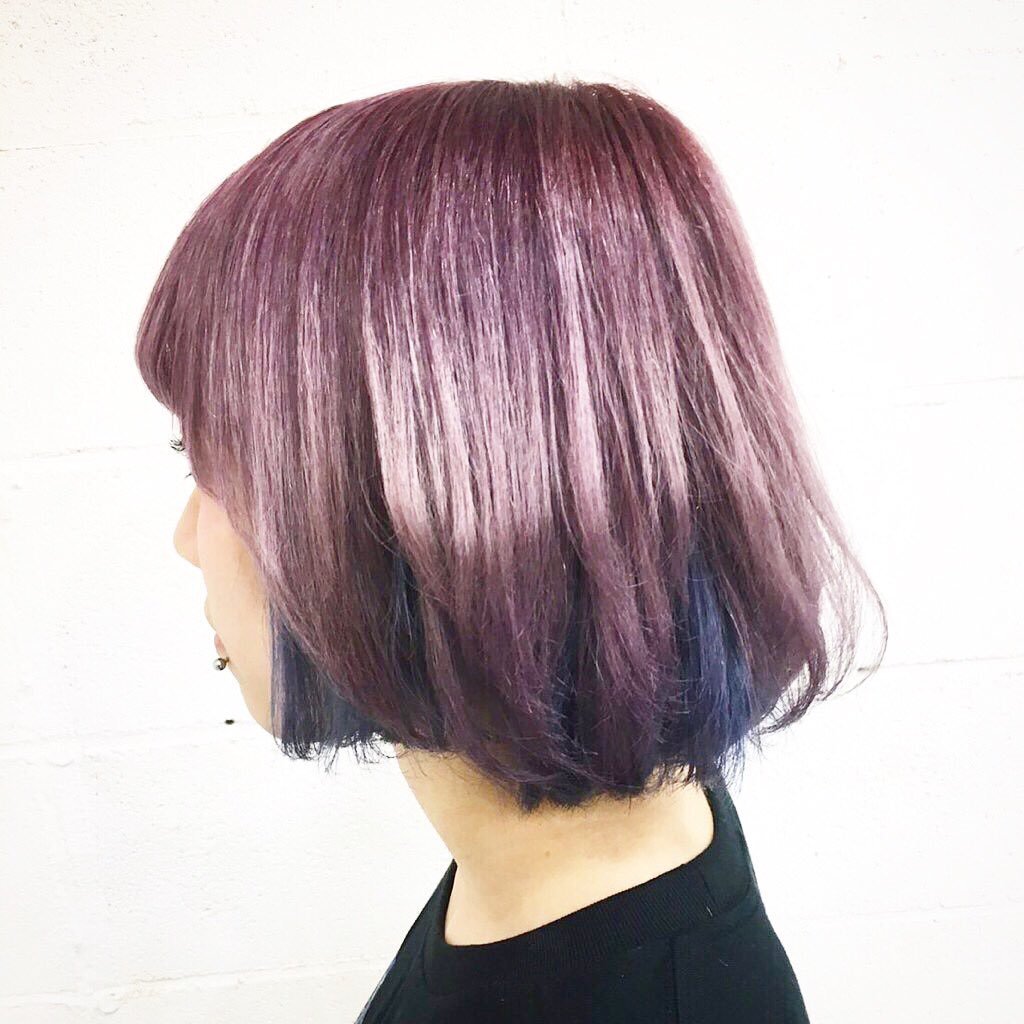 موضة ال hidden hair color 20