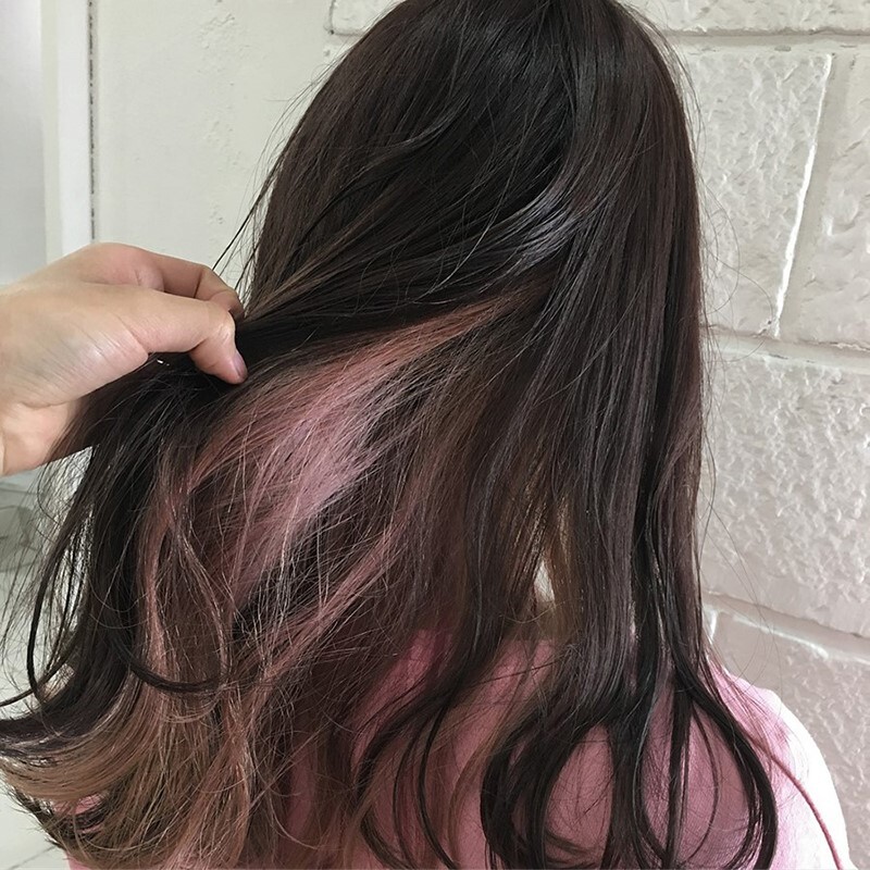 موضة ال hidden hair color 22