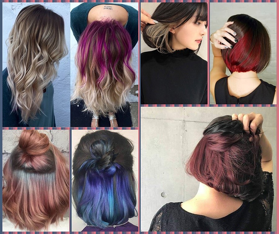 موضة ال Hidden Hair Color لصبغ الشعر وازاي تعمليها