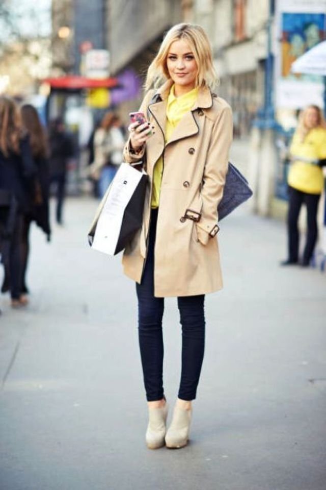 الجاكيت الطويل trench coat