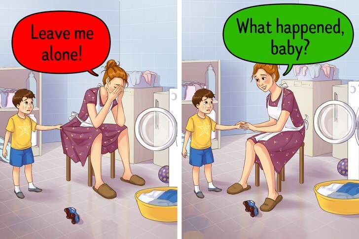 جمل مؤذية لطفلك 3