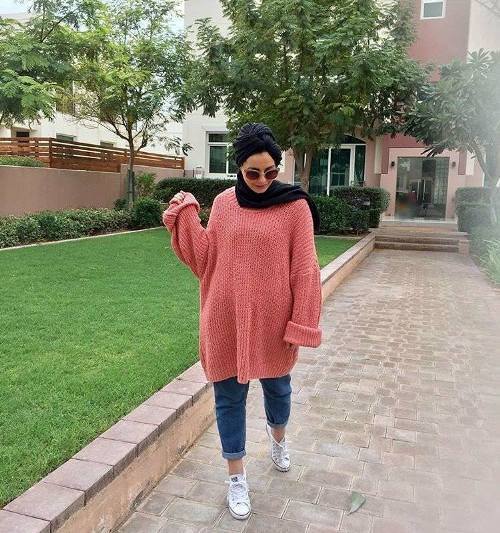 ستايلات للكارديجان والسويتر ال chunky 17