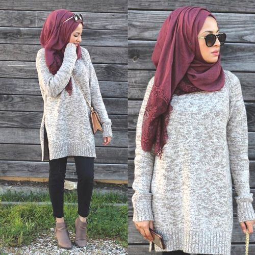 ستايلات للكارديجان والسويتر ال chunky 21