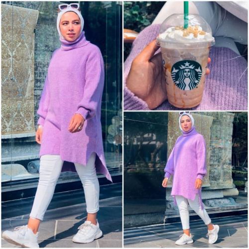موضة المحجبات للشتاء بال Candy colors