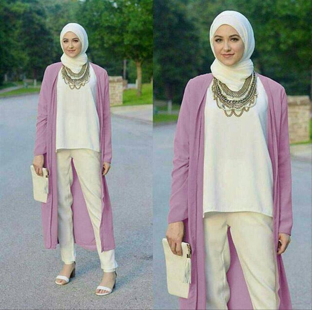 موضة المحجبات للشتاء بال candy colors 15