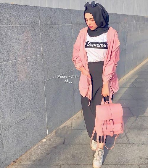 موضة المحجبات للشتاء بال candy colors 41