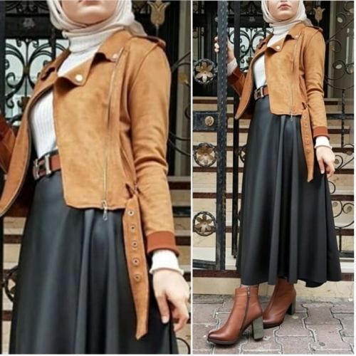 ستايلات محجبات باللون البني 40