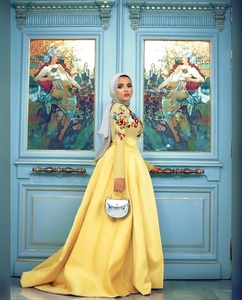 فساتين الخطوبة للمحجبات 27
