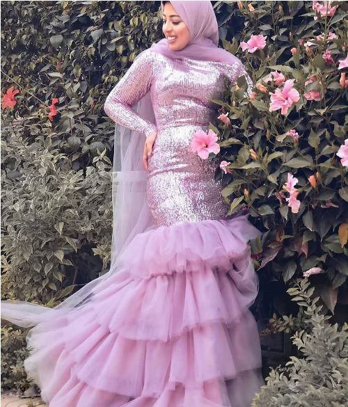 فساتين الخطوبة للمحجبات 30