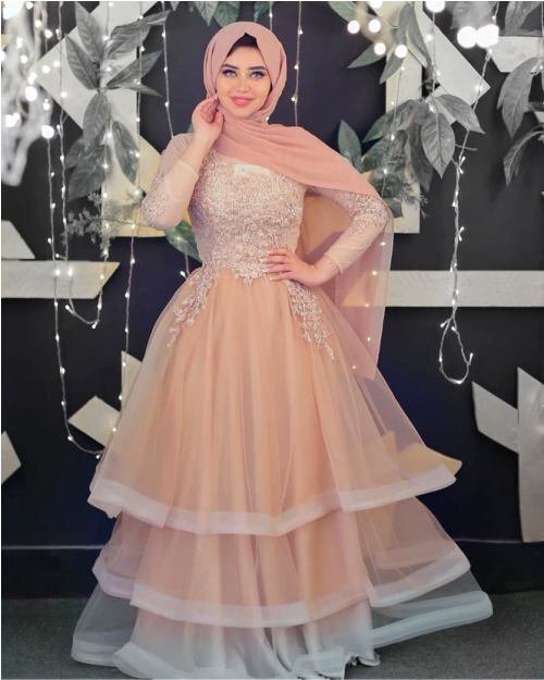 فساتين الخطوبة للمحجبات 31
