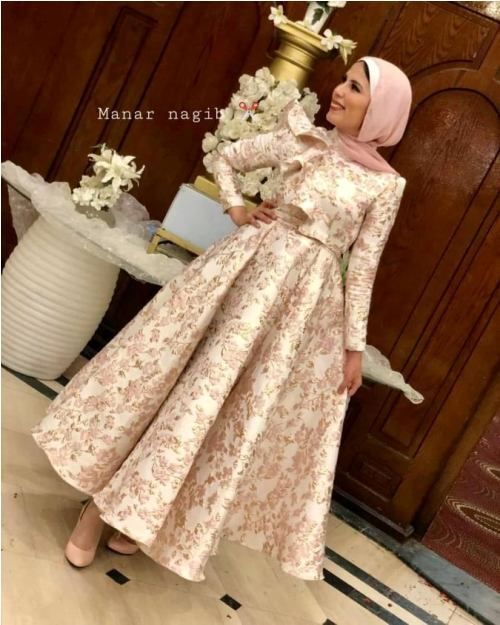 فساتين الخطوبة للمحجبات 37