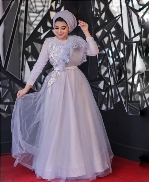 فساتين الخطوبة للمحجبات 9