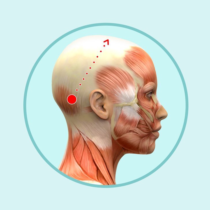 حركات مساج لعلاج التجاعيد 2