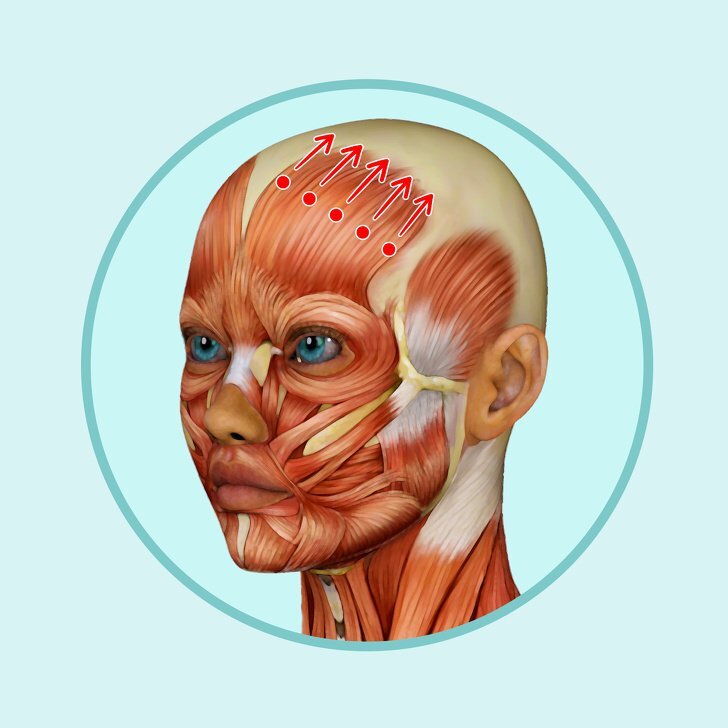 حركات مساج لعلاج التجاعيد 4