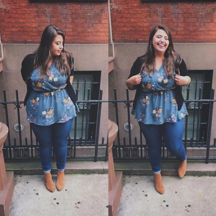 ستايلات plus size كاجوال 42