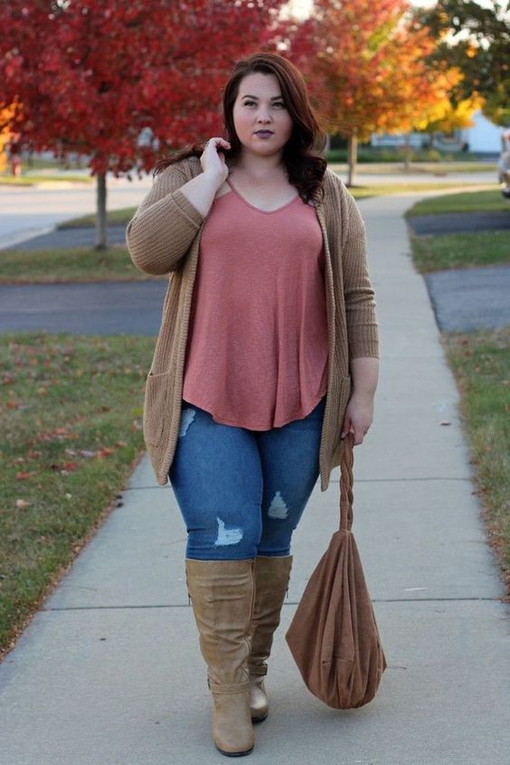ستايلات plus size كاجوال 9