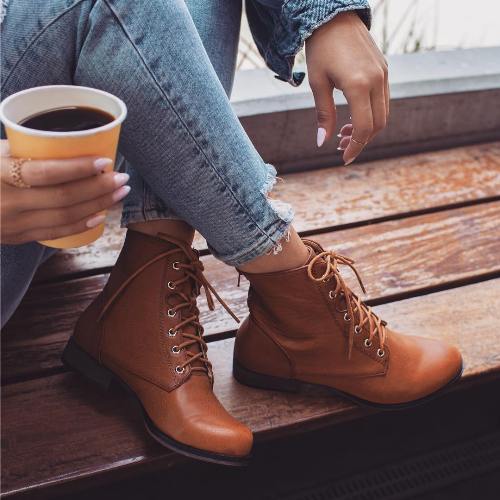 camel ankle boots