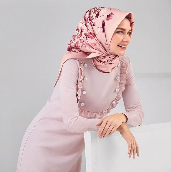 افكار ستايلات للحجاب المطبوع 18